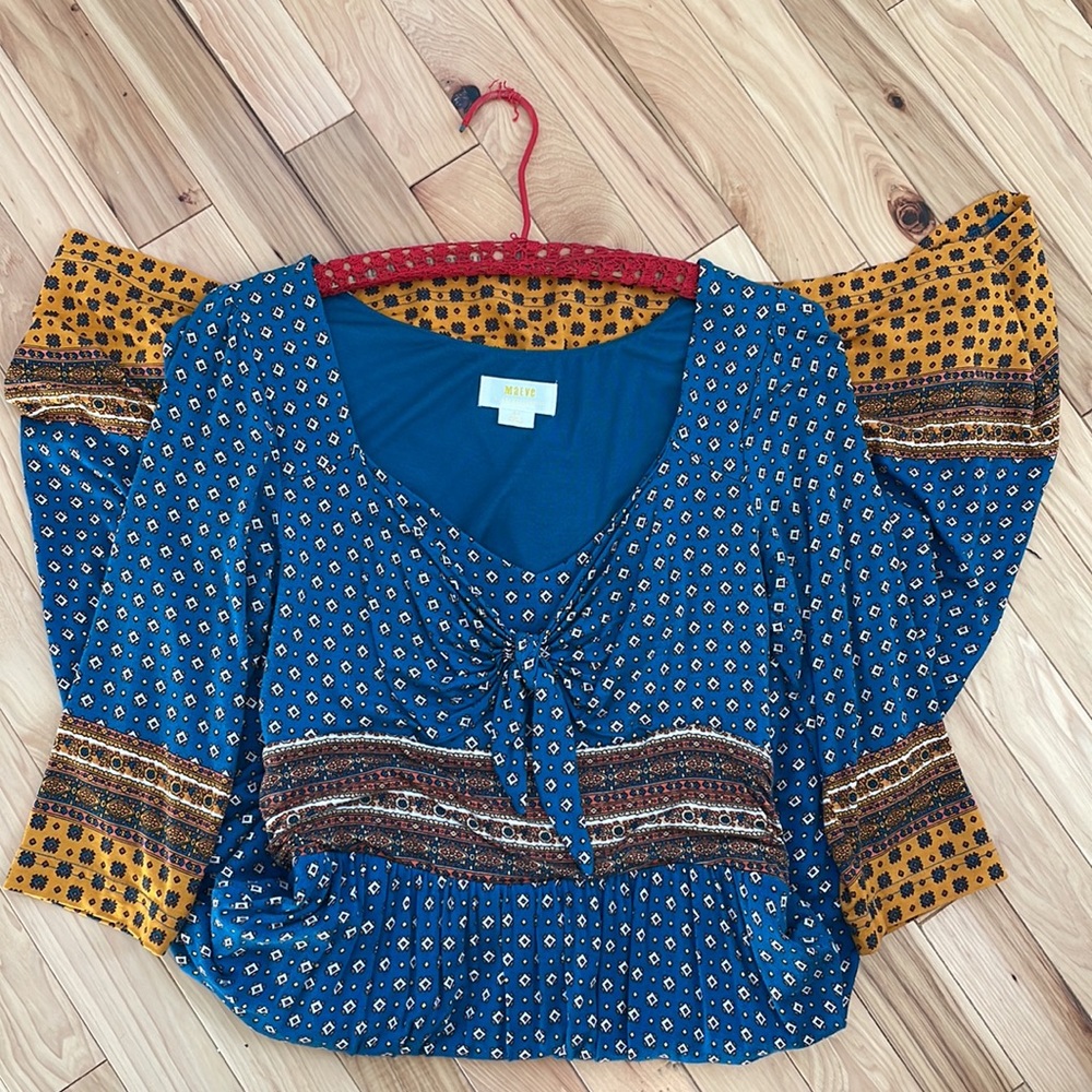 Maeve | SP blue and yellow dress - Picture 2 of 4